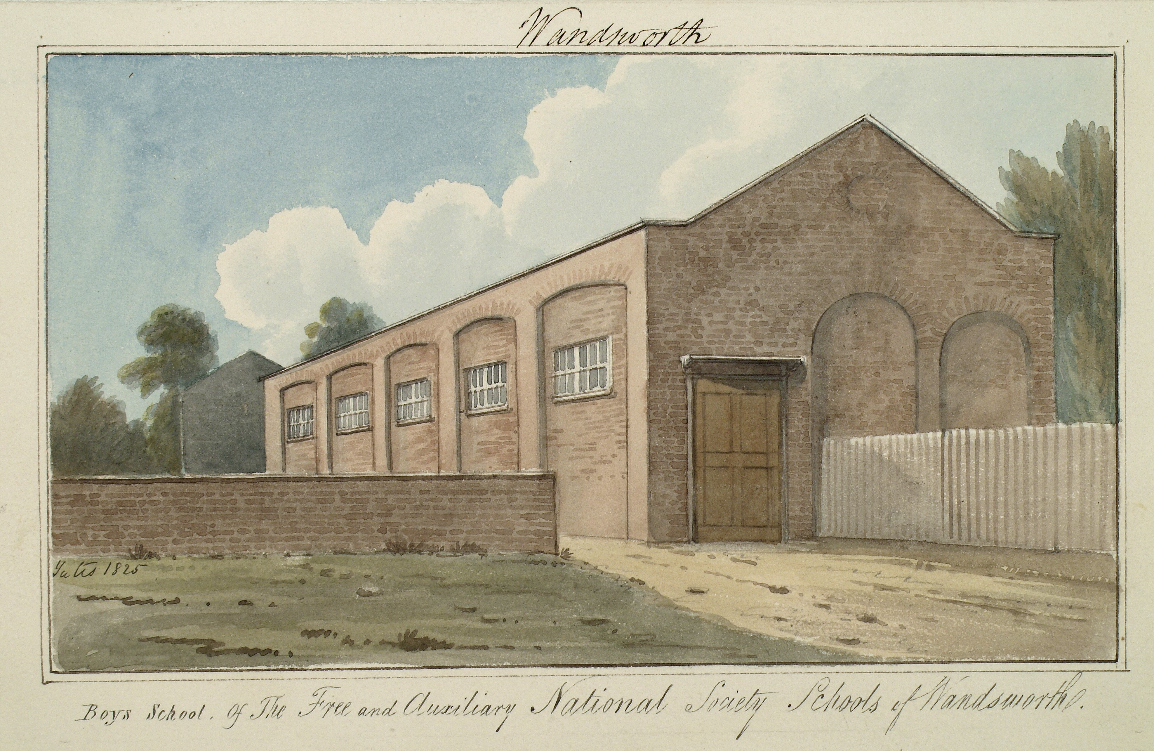 Boys school of the Free and Auxiliary National Society Schools of Wandsworth