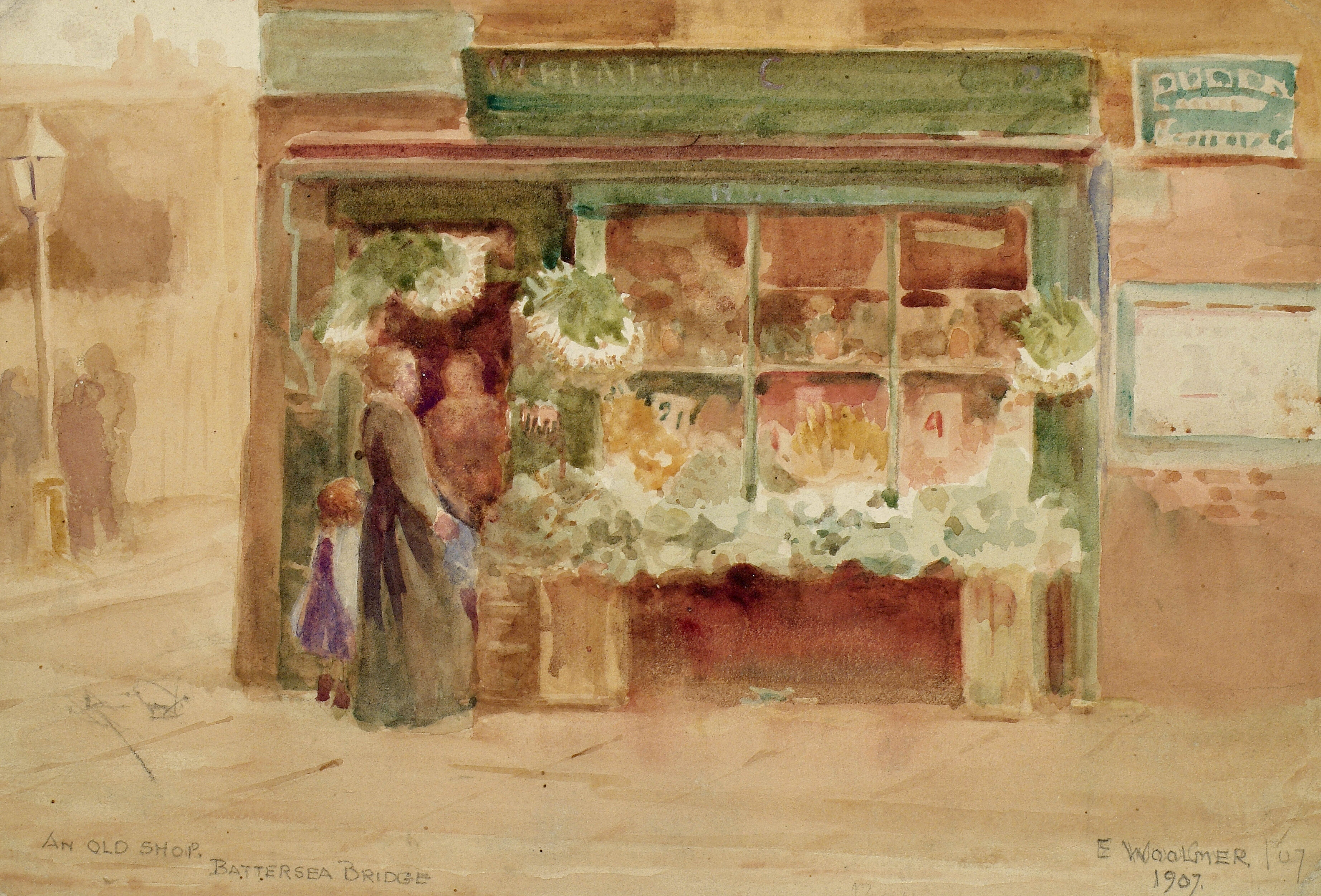 An Old Shop, Battersea Bridge