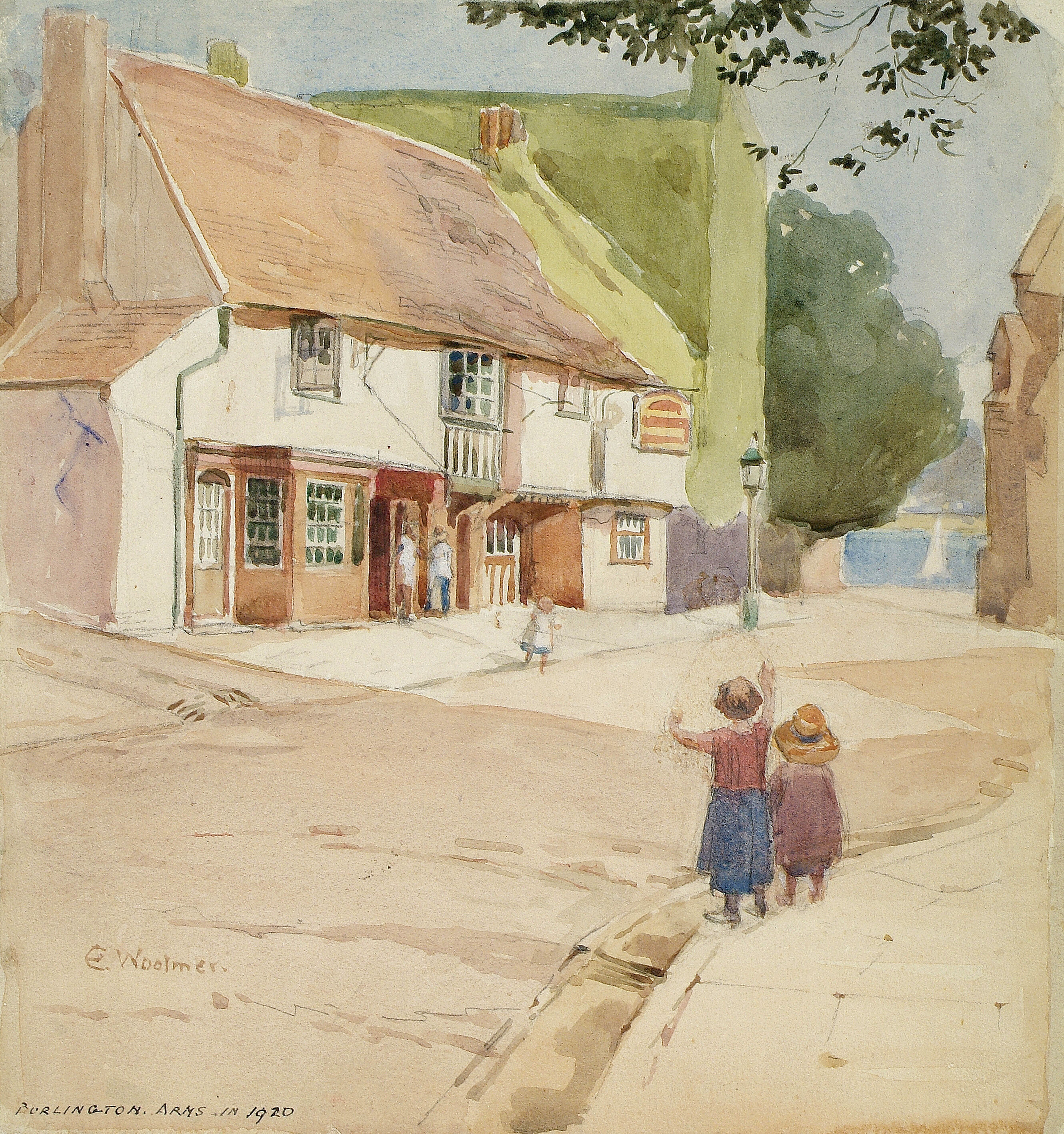 Burlington Arms in 1920