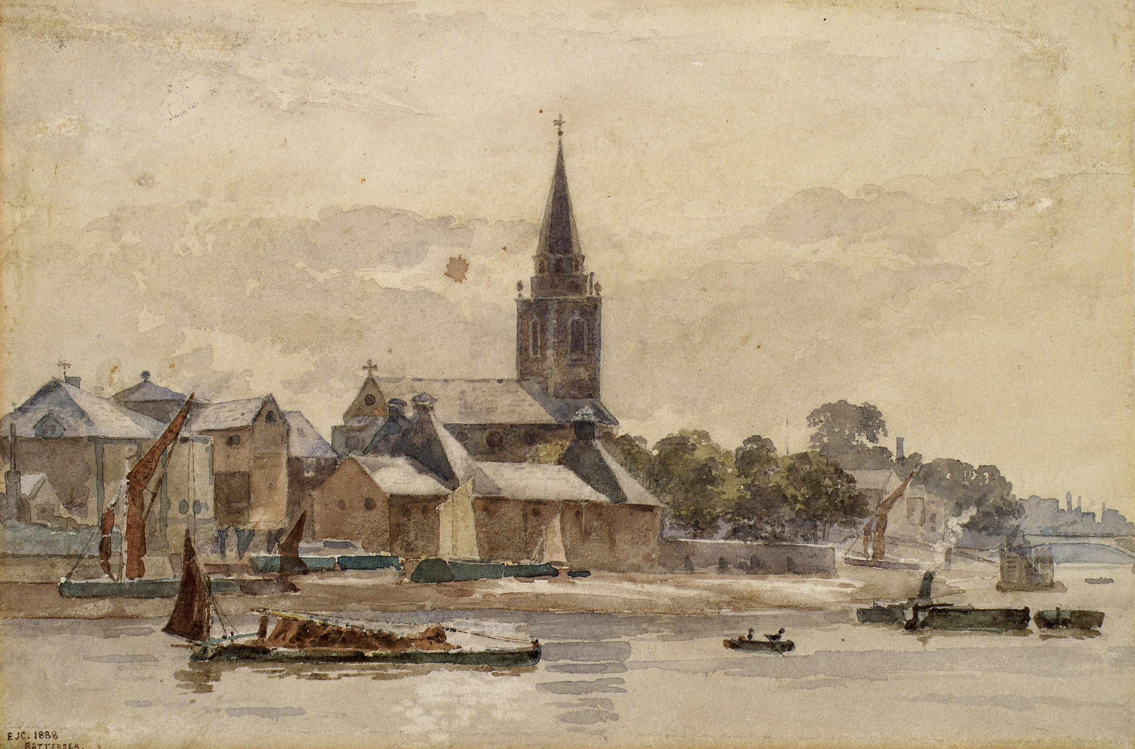 St Mary's Church from the River