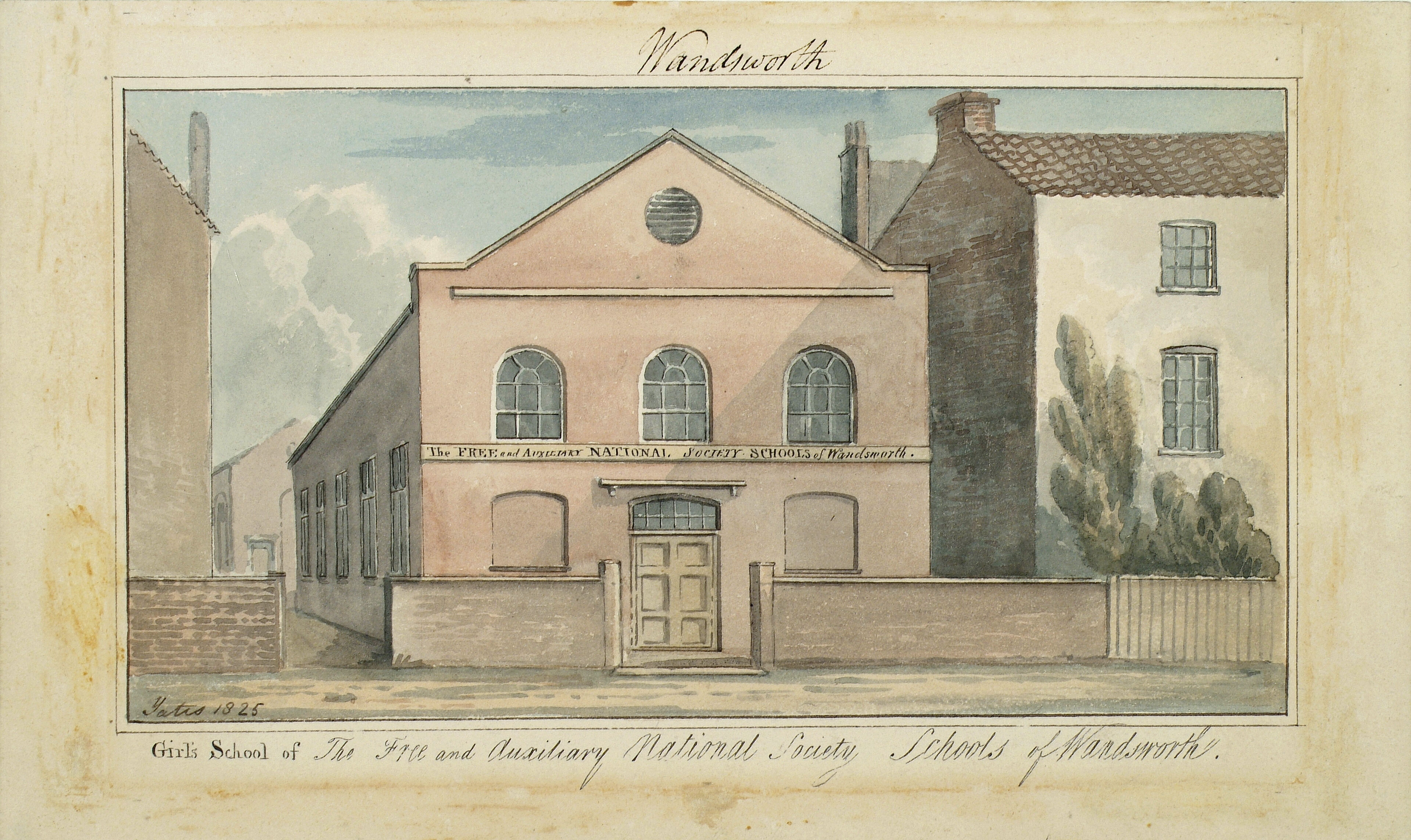 Girls' school of the Free and Auxiliary National Society Schools of Wandsworth