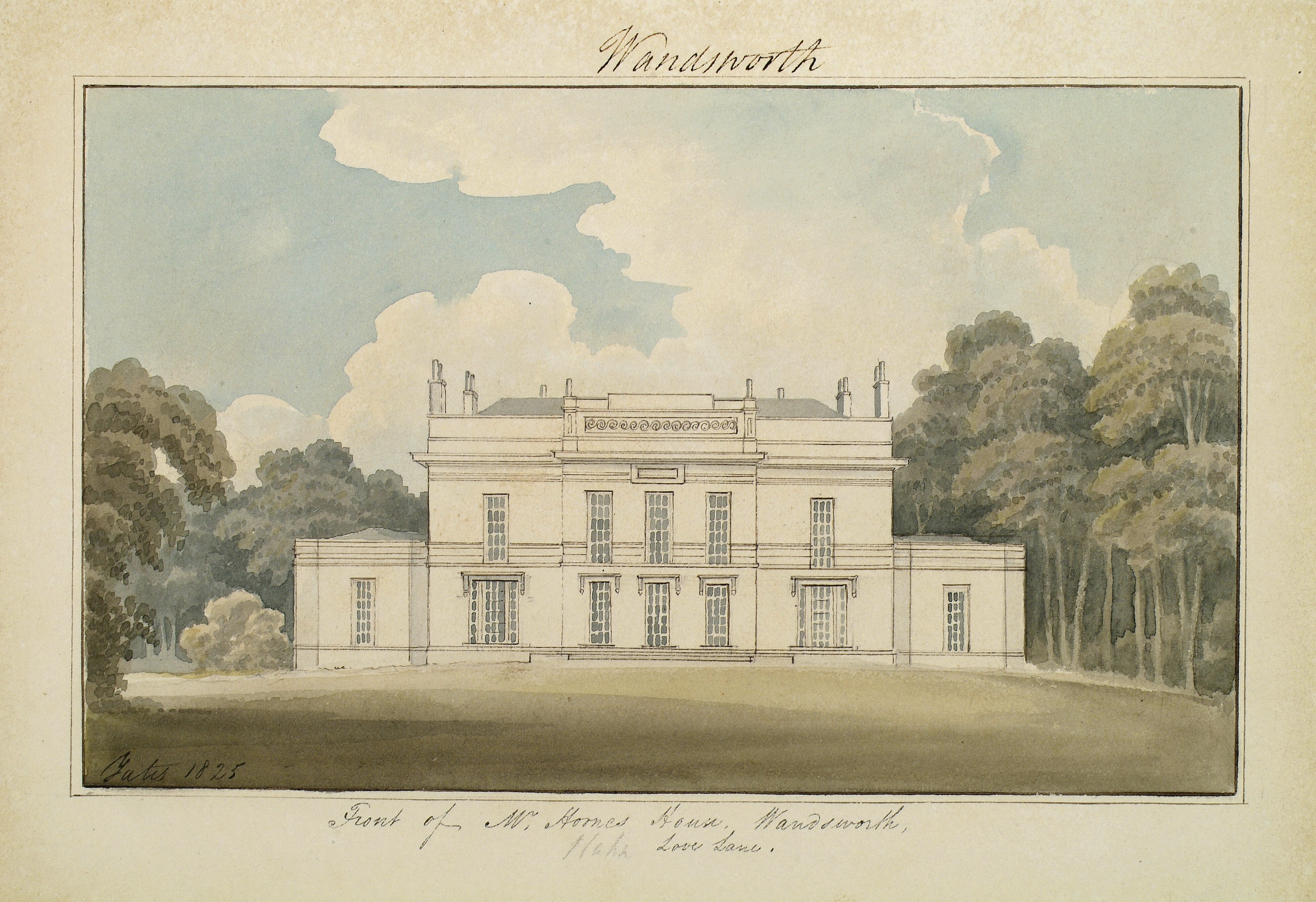 Front of Mr Hornes House, Wandsworth