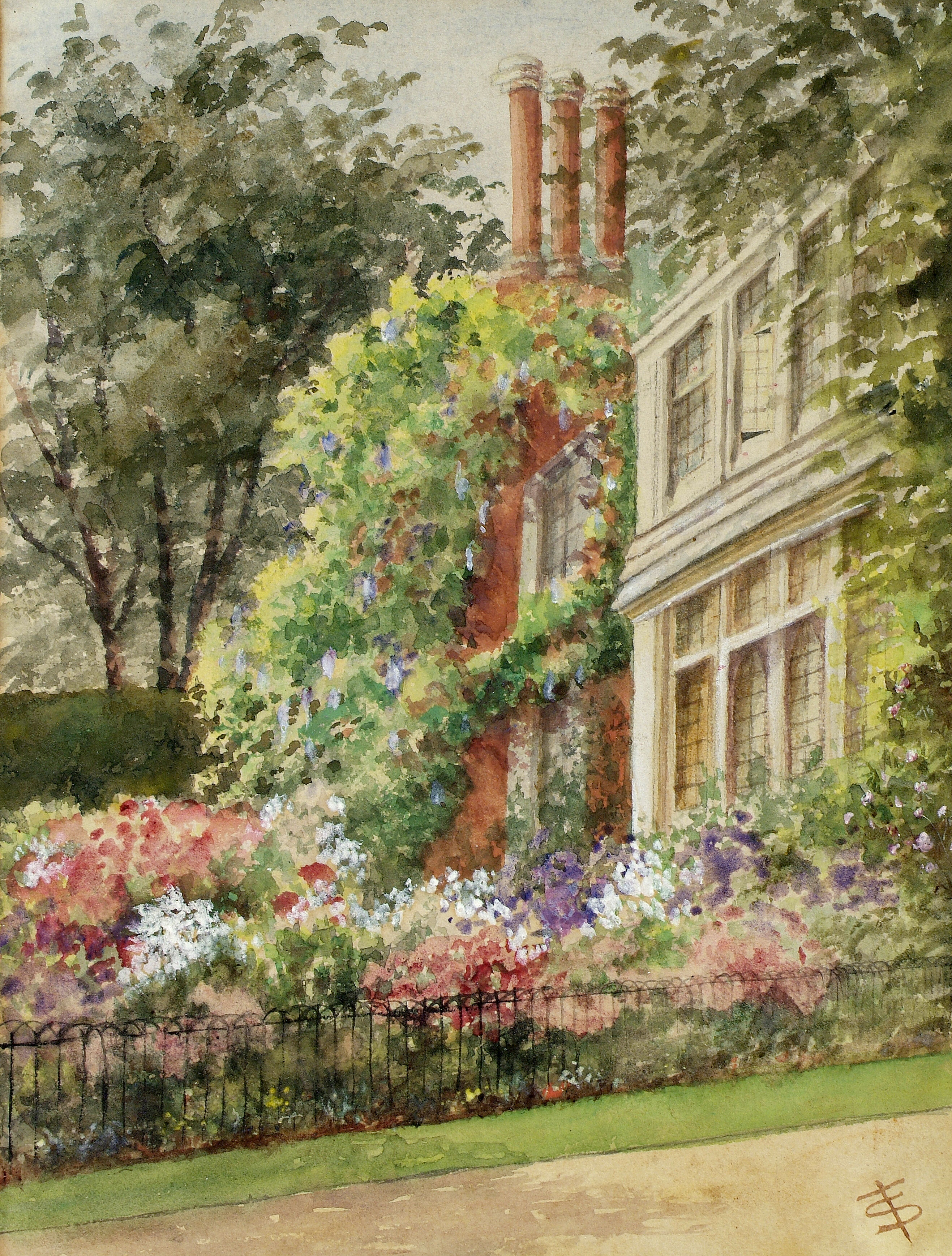House and Flower Garden