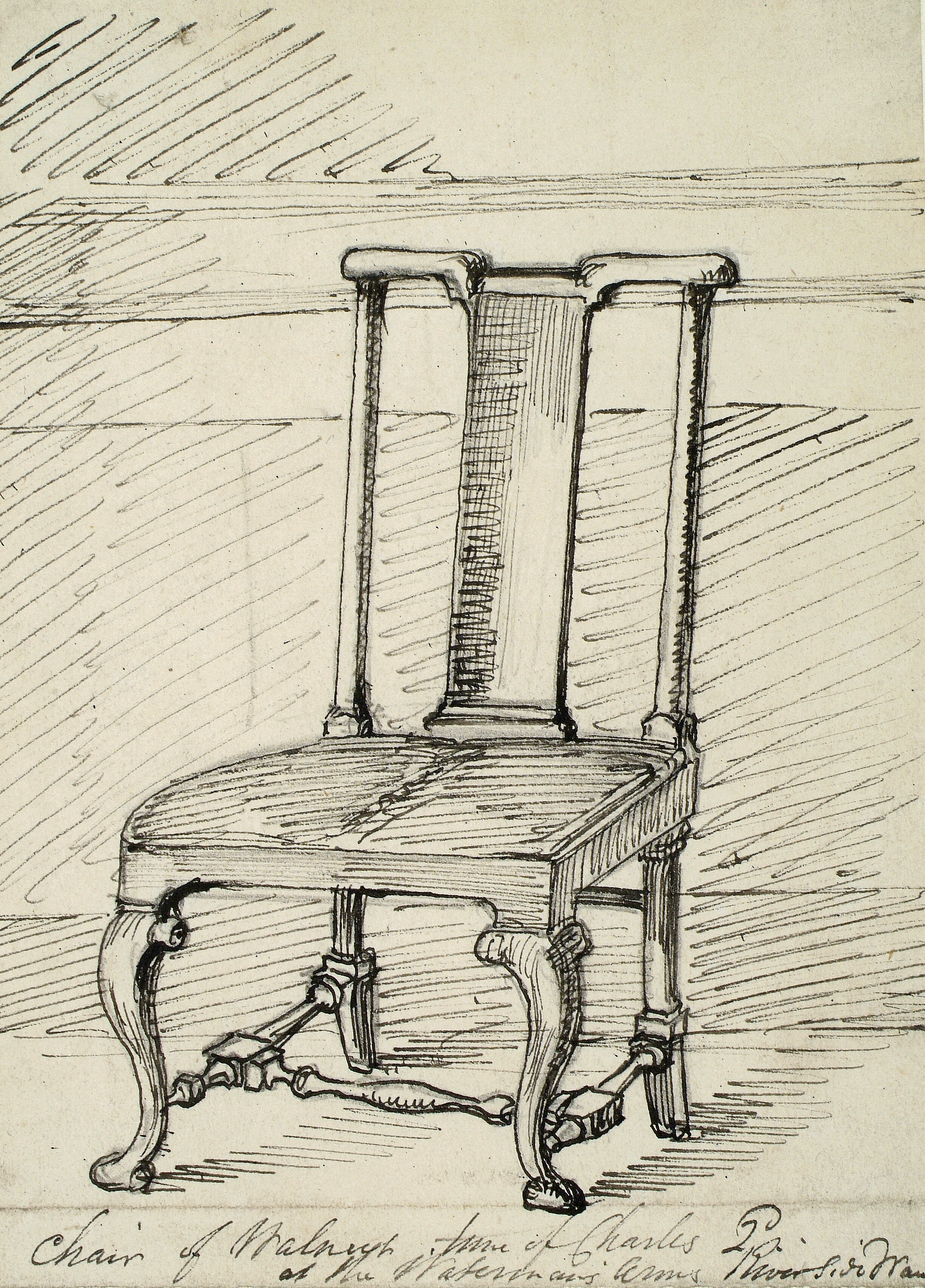 Chair from the time of Charles II