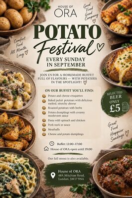 Potato festival poster