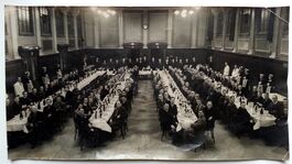 Photograph of a Young's brewery Christmas dinner