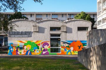The Four Seasons Mural at Roehampton Library by Adalberto Lonardi