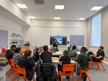 teenagers in discussion