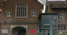 Building front of Balham Baptist Church