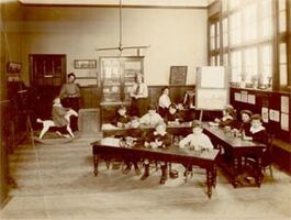 Photograph of Froebel's ‘Kindergarten’ for very young children
