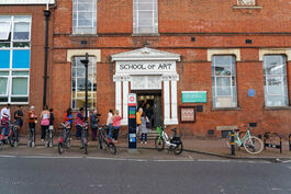 Shows Putney School of Art and Design during the Open Day