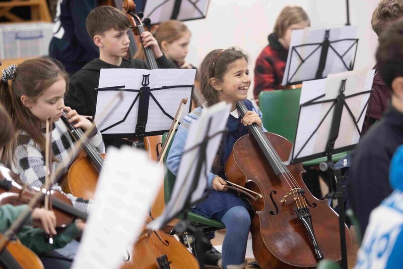 Training Orchestra rehearsal, Southfields 