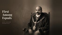 Black and white image of John Archer, Mayor of Battersea