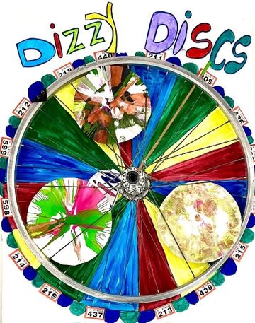 Dizzy disc poster