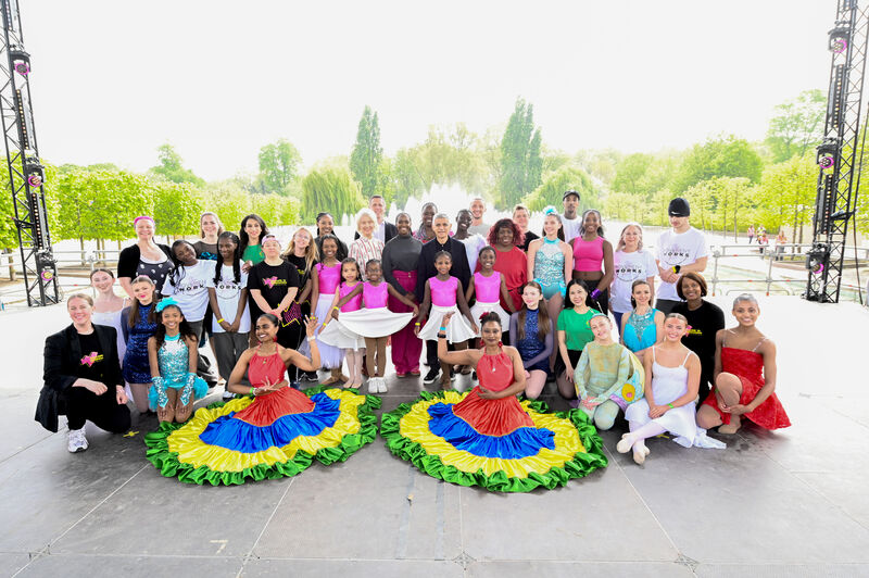 Image of group of people from Strictly Wandsworth in Battersea Park