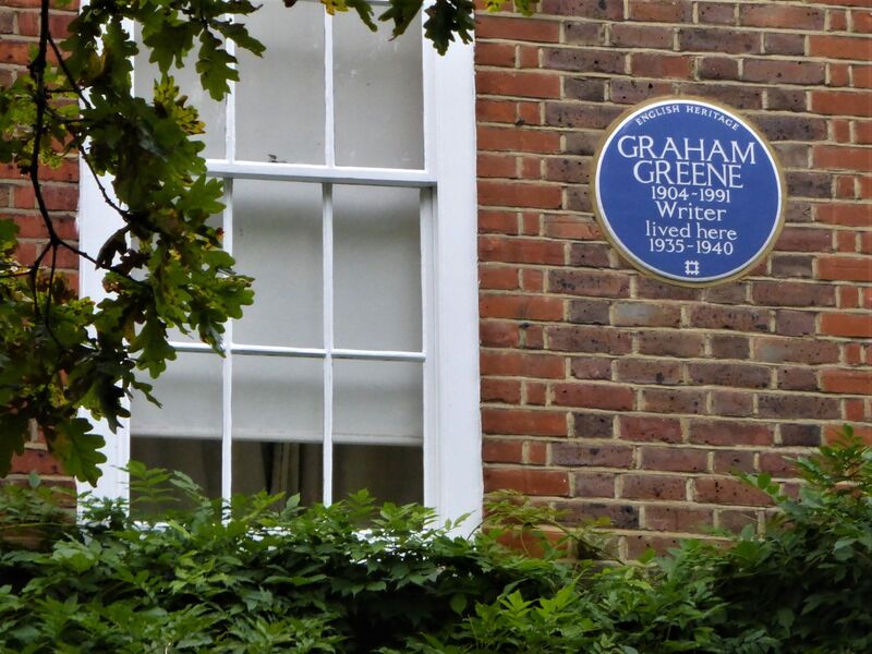 One of the stops on the Clapham Literary Walk. Graham Greene's house.