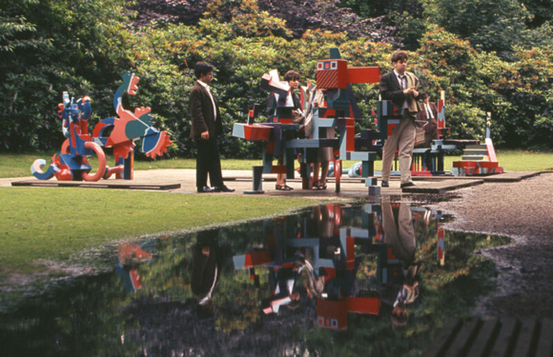 L-R: Eduardo Paolozzi, Palm, 1965; Tokio, 1964; Hamlet in a Japanese manner, 1966.
