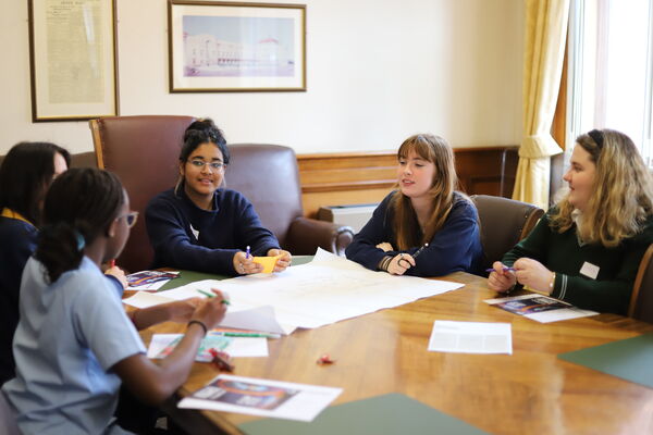 teenagers in discussion