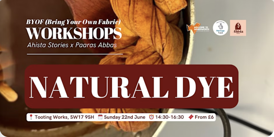 Image shows workshop name and other details, including location, date and time.