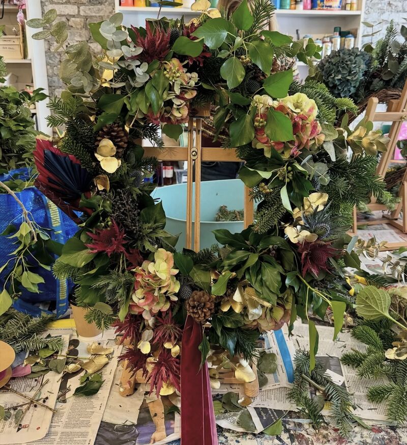 Wild Wreath Workshops at Northcote art school 