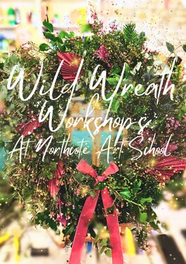 Wild Wreath Workshops at Northcote art school 