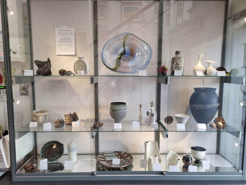 PSAD Christmas show previous years, showing the Collectables ceramics