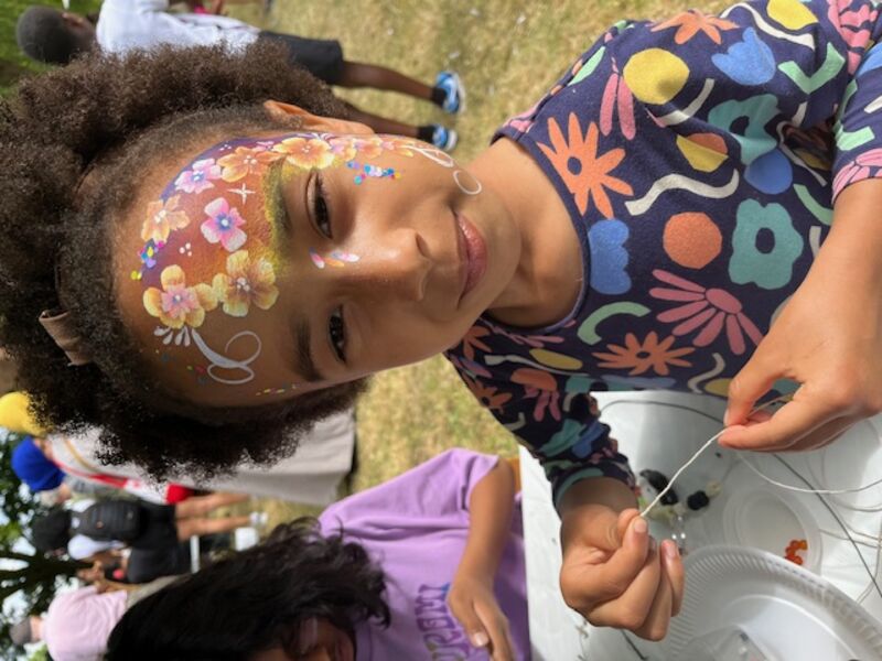 Girl with facepainting 