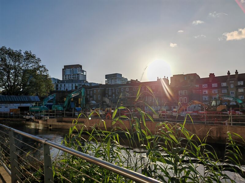 Work taking place in the Ram Quarter 