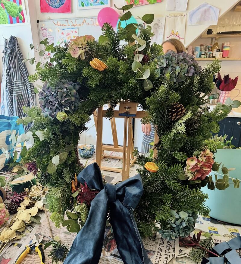 Wild Wreath Workshops at Northcote art school 