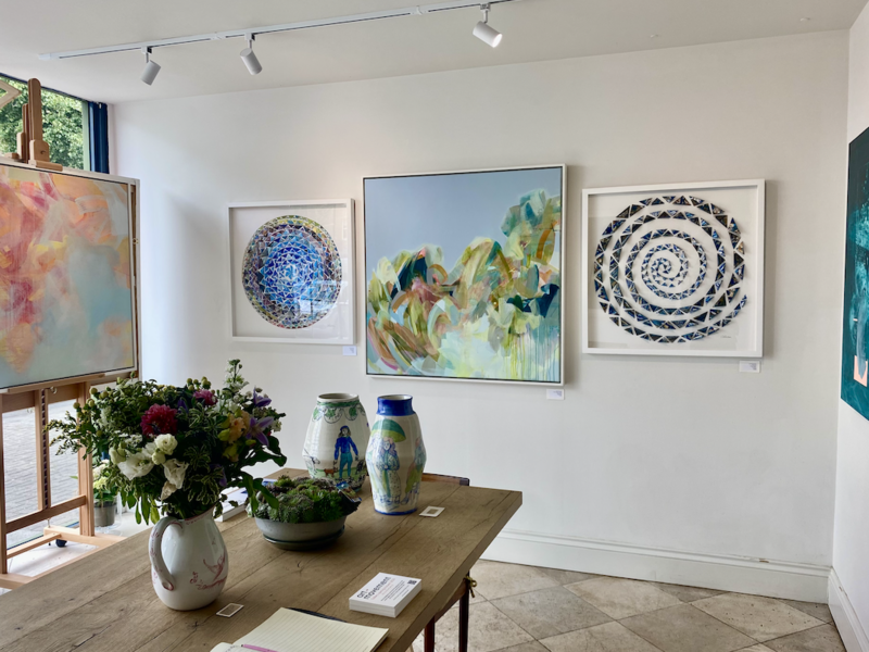 Inside the art gallery