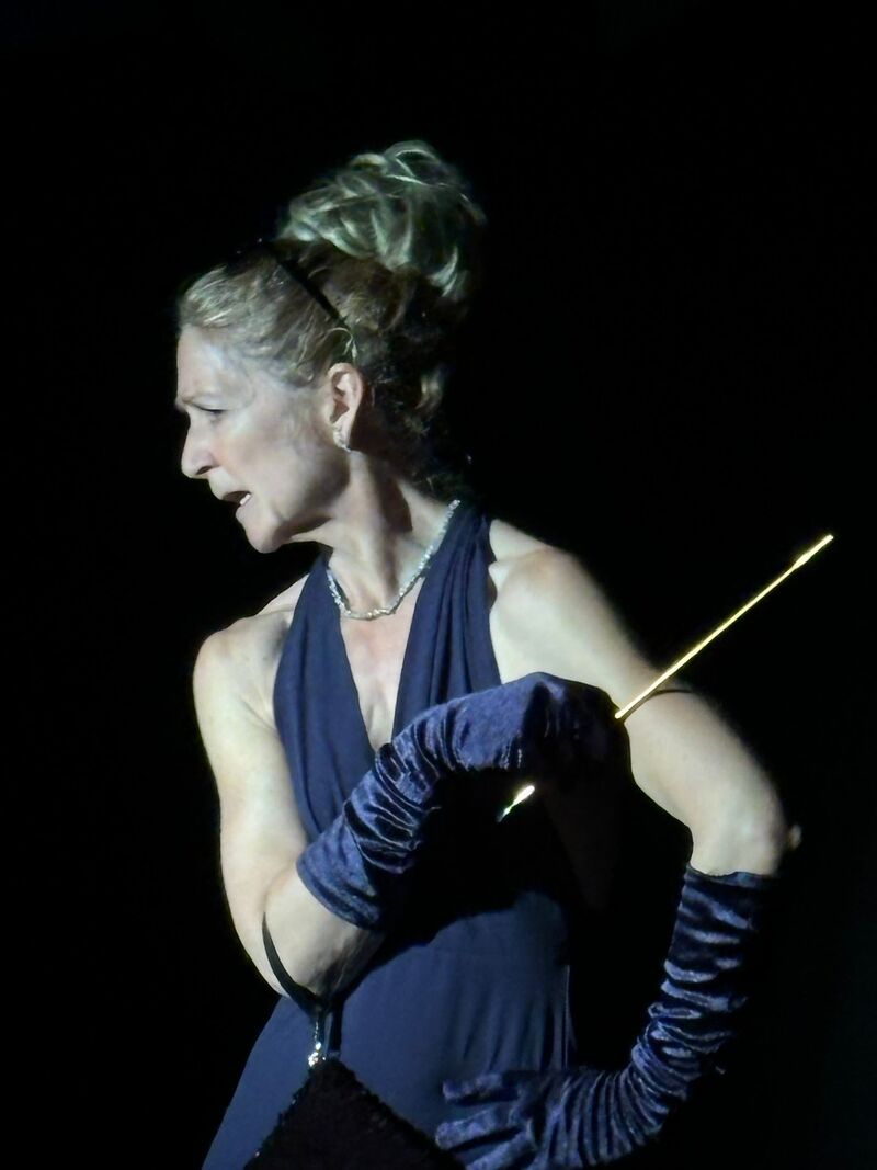 Janet Shipton performing in 2024