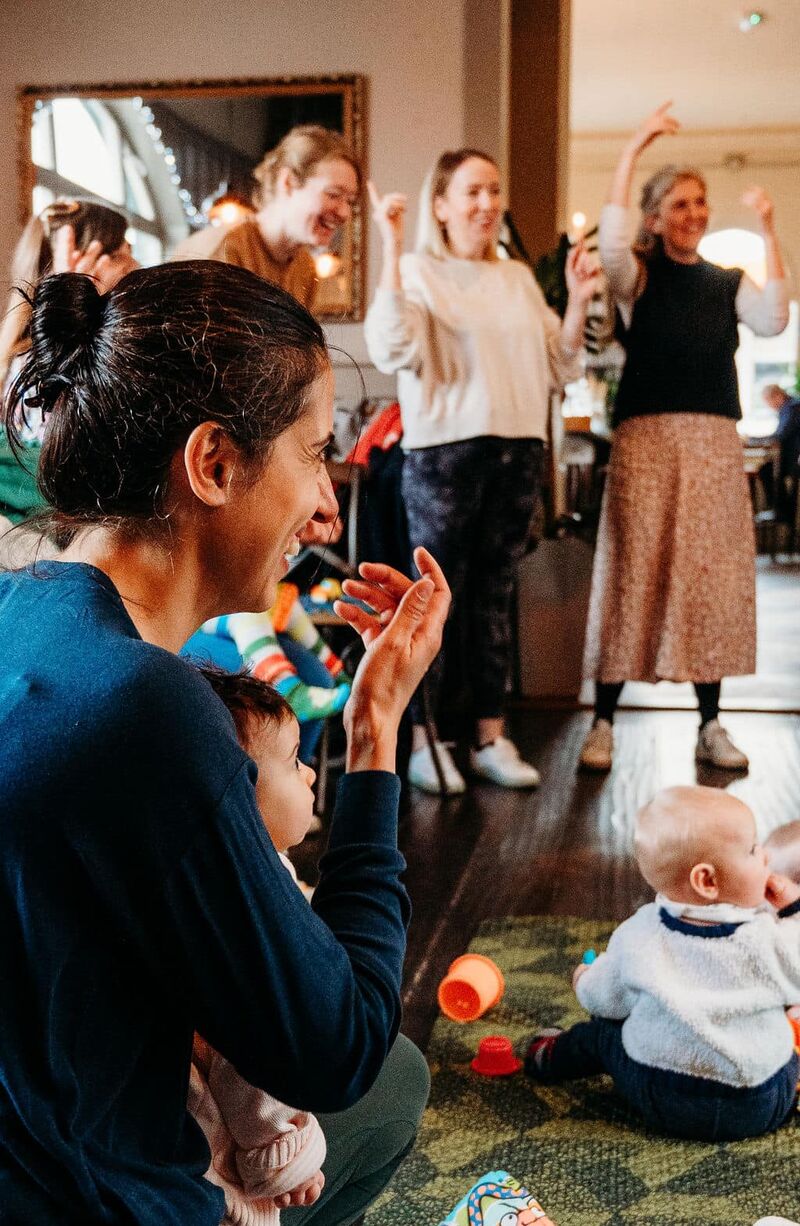 Crib Notes Choir rehearsal