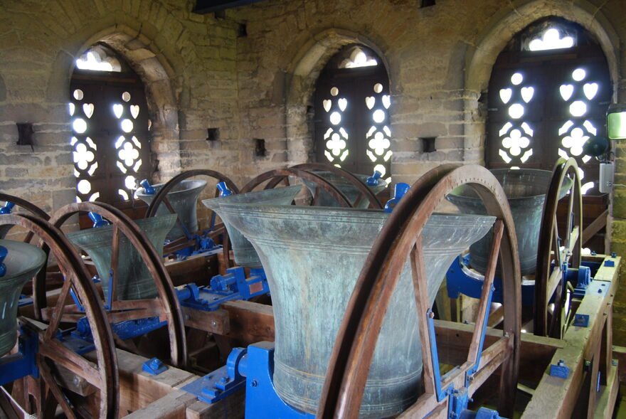 Church bells ready to ring!