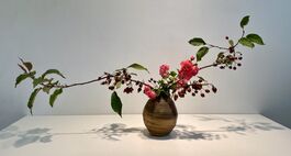 Camellia in Japanese Vase