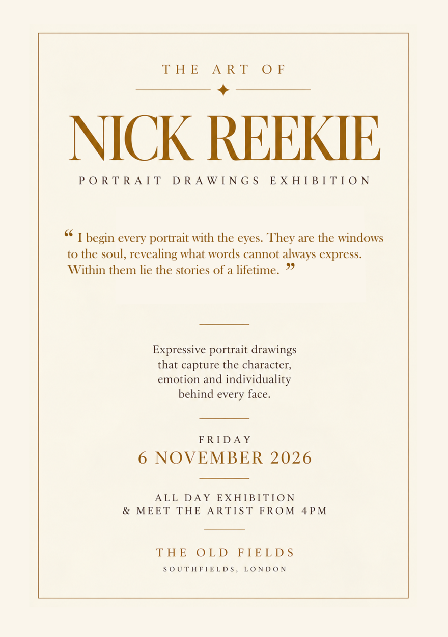 The Art of Nick Reekie — Portrait Drawings