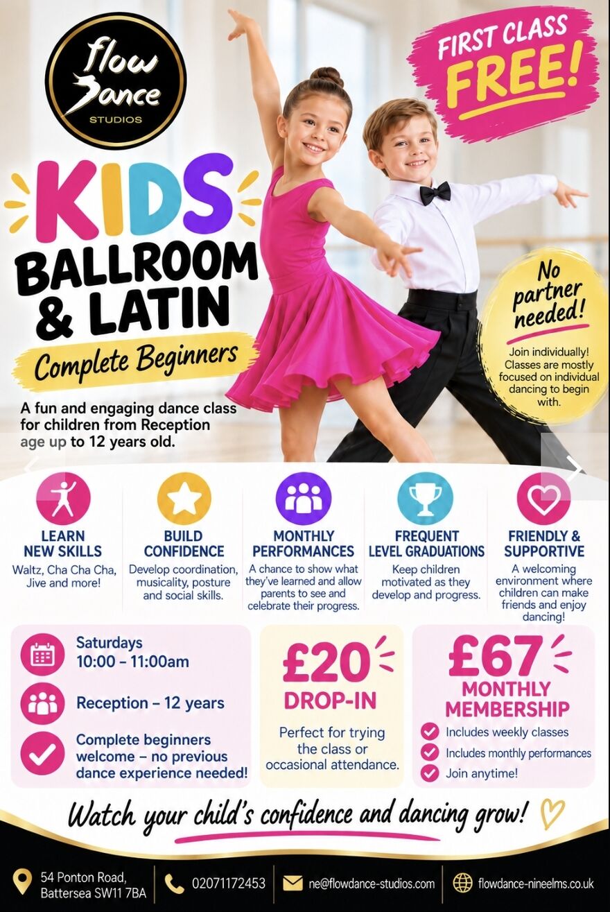 Free Ballroom & Latin Dance Classes Week
