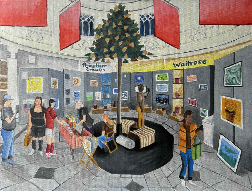 Putney Art Painting, by Richard Marks