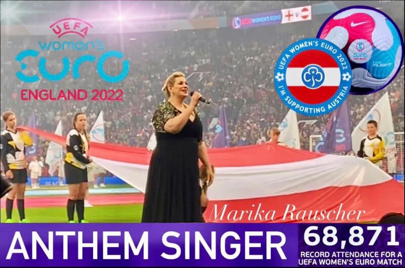 UEFA Womens Euros 2022 Anthem Singer