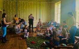 Crib Notes Choir rehearsal in Beckenham
