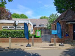 Entrance to a community hall