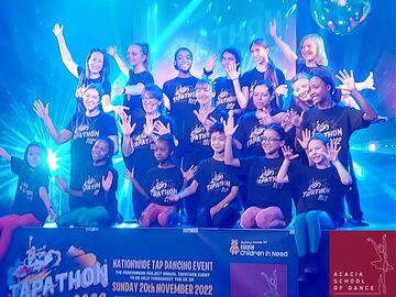 Children-in-Need Tapathon, at The Grand at Clapham Junction, who kindly allowed us to perform there for this good cause!