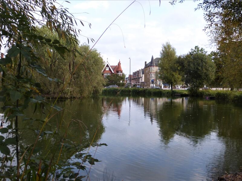 One of the stops on the Clapham Literary Walk. 
