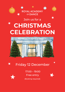 A flyer with a cartoon illustration of the RAD headquarters 