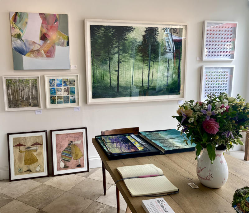 Inside the art gallery