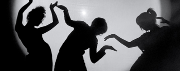 Shadow images of dancers
