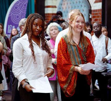 Wandsworth Youth Mayor and Deputy Mayor at WAF2024