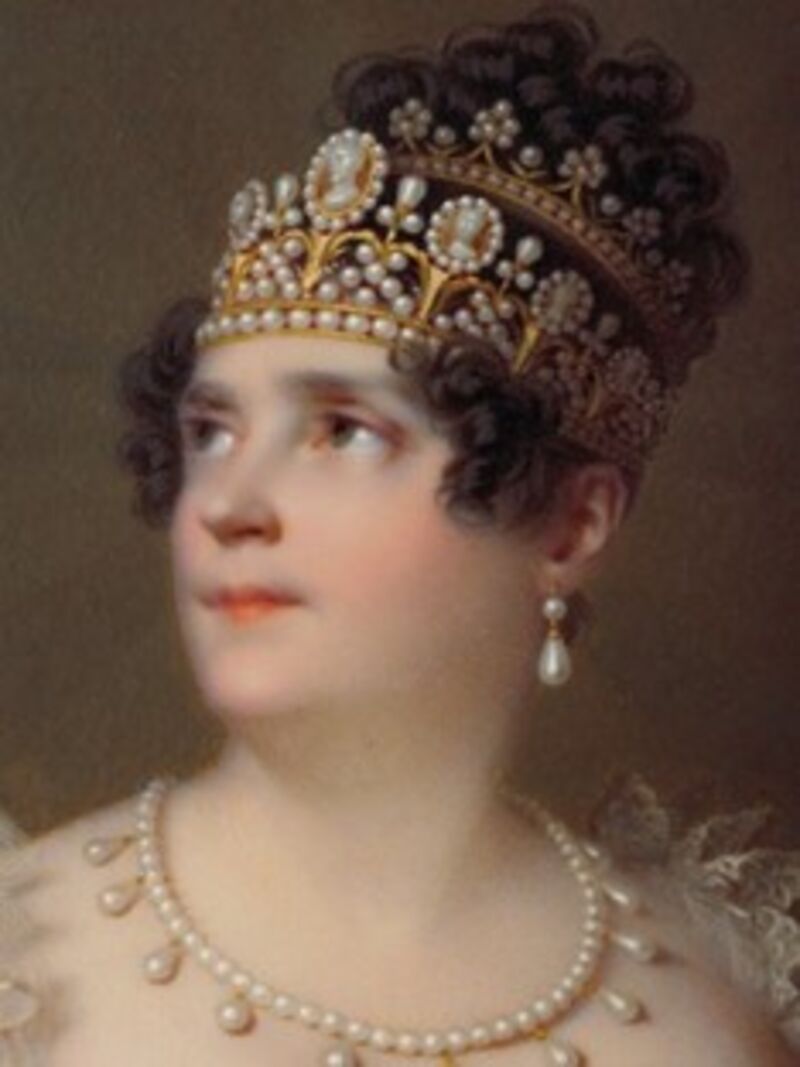 The Empress Josephine (detail) by Ferdinand Quaglia
