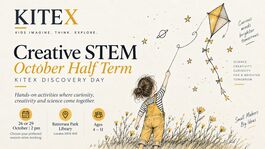 Science and creative activities for ages 4 to 11 at Battersea Park Library on 26 or 29 October at 2pm.