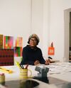 Sonia Boyce in her studio, 2025