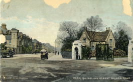 Bush & Sons Butchers standing outside shop with text 'Wandsworth Heritage Festival 2026' added